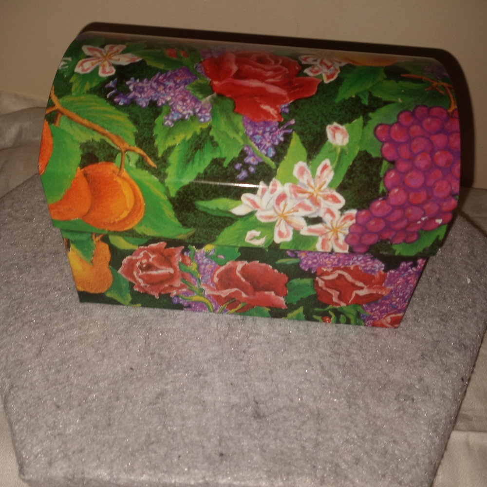 Floral and Fruit Decorative Box